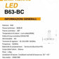 Lampadario a Sospensione LED 3 Cerchi 45watt B63