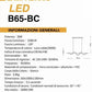 Lampadario LED NASTRO 36W B65