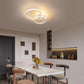 Plafoniera LED Moderna 42W, Lampadario da Soffitto a 3 Anelli in Alluminio, Luce Calda 3000K, Design Elegante, Ø62 cm, Bianco, Ideale per Soggiorno Camera da Letto Cucina C35