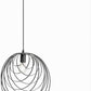 Lampadario A Sospensione Nero E27 Lampada Geometrica da Soffitto Decorativa B86
