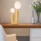 Lampada da Tavolo Design  – Attacco G9, Lampada Decorativa Moderna in Resina, Stile Artistico per Soggiorno, Camera da Letto, Comodino D14