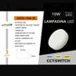 2 Pezzi Lampadina LED GX53 10W, 1000 Lumen, CCT Switch 3000K 4000K 6500K, Luce Selezionabile, Angolo 120°, Lampadina Piatta per Plafoniera– GX53-10W-3C