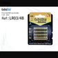 Batterie Alcaline AAA 1.5V LR03 – Pile Ministilo a Lunga Durata per Telecomandi, Mouse e Giocattoli – 48 Pezzi (12 Confezioni da 4) – LR03-4B