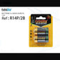 Batterie C Alcaline 1.5V a Lunga Durata – Pile Mezza Torcia per Torce, Radio e Giocattoli – 24 Pezzi (12 Confezioni da 2) – A-R14P-2B