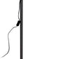 Lampada da Terra – Piantana Regolabile con Braccio Orientabile, Attacco E27, Max 60W, Design Moderno per Studio, Ufficio e Soggiorno D15