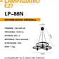 Lampadario a sospensione design ruota LP-86