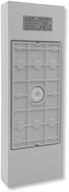Applique LED da Esterno 8W IP65 CCT 3000K-4200K-6500K, Lampada da Parete Moderna Impermeabile in PC, 734LM, per Facciata, Giardino e Balcone – Bianco/Nero 2750
