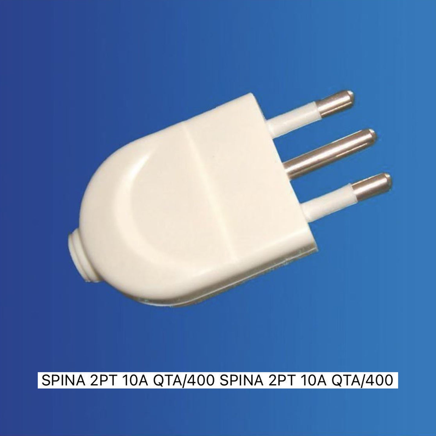 5 Pezzi – Spina Elettrica 2P+T 10A Bianca – Spina Italiana con Terra 250V per Cavi Elettrici – Modello XSL1002