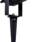 Faretto da Giardino con Picchetto GU10, IP65 Impermeabile, Orientabile, Corpo in Alluminio, Spot da Esterno per Giardino/Siepi/Vialetti – Attacco GU10 (Lampadina Non Inclusa) 837WA-B80-G