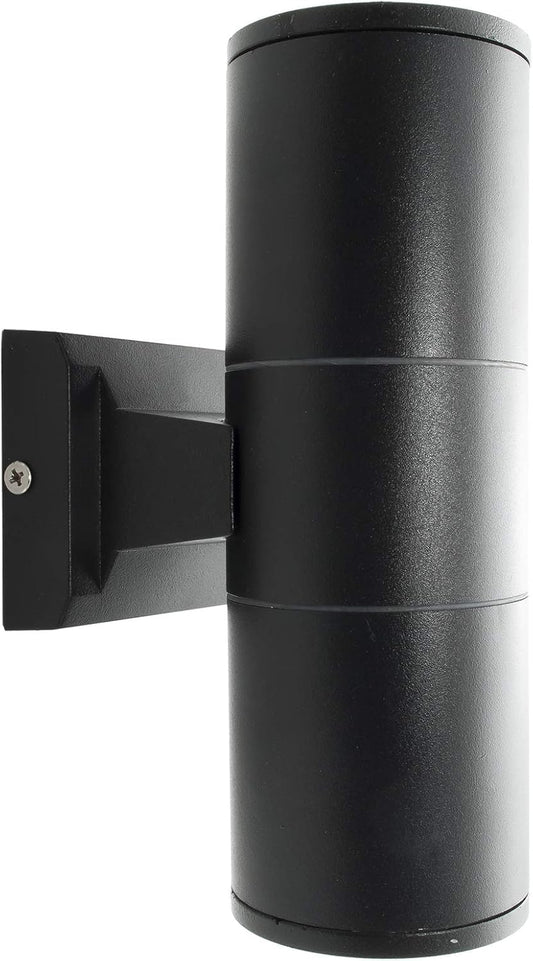 Applique da Esterno 2xGU10 IP55 – Lampada da Parete LED per Esterni a Doppia Luce su e Giù, Design Moderno in Alluminio, Impermeabile, per Facciata, Giardino o Ingresso ES01