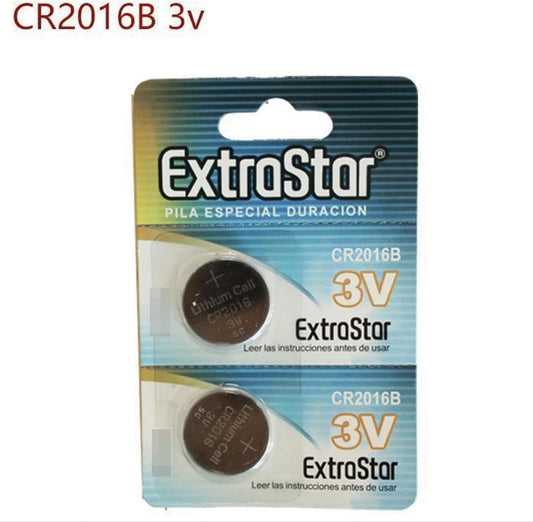 Batterie a Bottone CR2016B 3V al Litio, Lunga Durata per Telecomandi e Orologi, Confezione da 12 Blister (24 Pezzi) – CR2016B