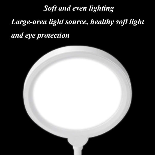 Lampada da Tavolo LED Ricaricabile – CRI ≥90, Dimmerabile 5-100%, 3 Temperature Colore 3000K-4000K-6500K, Luce per Studio e Ufficio LS-TD01-3C