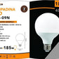 Lampadine LED E27 G95 18W 5 Pezzi, 1850LM, Naturale 4000K, Globo Grande Ø95 mm, Risparmio Energetico, CRI>80, Accensione Istantanea, Serie G95-09