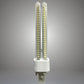 Lampadine LED G24 15W 6500K, Confezione da 5 Pezzi, 1500LM, Luce Bianca Fredda, Attacco G24, 360°, Sostituzione Lampade CFL PL, Accensione Istantanea, Non Dimmerabile, Modello G24-SMD-15W-F