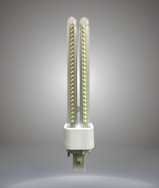 Lampadine LED G24 15W 6500K, Confezione da 5 Pezzi, 1500LM, Luce Bianca Fredda, Attacco G24, 360°, Sostituzione Lampade CFL PL, Accensione Istantanea, Non Dimmerabile, Modello G24-SMD-15W-F