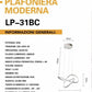 Lampadario moderno NODO&nbsp; 45W LP-31