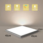 Plafoniera LED Quadrata 45W con Cambio Colore CCT 6500K-4000K-2700K, Moderna per Soggiorno Cucina Camera PQ-450