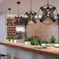 Lampadario Moderno a Sospensione a Fasce intrecciate in Ferro verniciato finish opaco Attacco per Lampadine 1xE27, Potenza max 1x60W - 33X33 (diametro) cm lunghezza filo 123 cm (industriale) A62N
