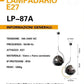 Lampadario a sospensione in vetro OBLO'LP-87