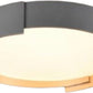 TEKHOME Plafoniera a led da interno moderna a soffitto forma tonda lampada adatta per camera da letto salone soggiorno solotto cucina locali commerciali 46W C49