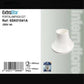 6 Pezzi Portalampada E27 Bianco con Base Curva, Attacco E27, 250V 4A, in Termoplastica Isolante per Lampadine LED e Tradizionali – SK01041A