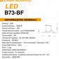 Lampadario LED Battito 25w B73