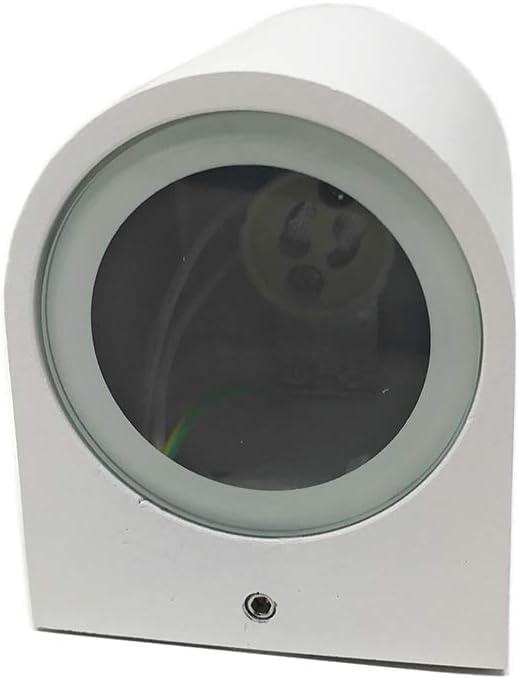 Applique da Esterno 1xGU10 IP65 – Lampada da Parete Impermeabile in Alluminio Verniciato, Luce Diretta, Ideale per Giardino, Balcone e Facciata, Senza Lampadina ES53
