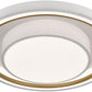 TEKHOME Plafoniera a led 35 watt tonda tecnologia CCT tre colorazione di luce gestibile con telecomando e App lampada da soffitto PN-31-3C