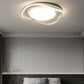 Plafoniera LED 48W Moderna Ø50 cm con Telecomando, 3 Colori CCT 3000K/4000K/6500K, 2880LM, Lampada da Soffitto per Soggiorno Camera Cucina, Design Elegante Bianco C64