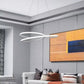 Lampadario led a sospensione anelli incrociati 38 w luce 3000K-6500K B62-B3C