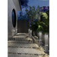 Lampada da giardino IP65 12W per esterno, bollard light in alluminio+vetro, 600lm, 3000K/4000K/6500K – Serie ES28