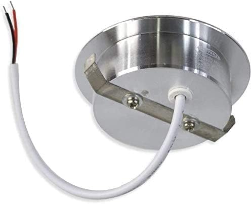 3PZ Lampadina da Soffitto LED 3W Ø70mm, 240LM, CRI≥80, Alluminio+PC, IP20, Foro Ø55mm, Angolo 120°, — Bianco o Argento, 3000K/4000K/6500K P60