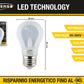 Lampadine LED E27 6W Mini, Confezione da 5 Pezzi, 530LM,LUCE3000K/ 4000K/6500K, Lampadina Compatta a Basso Consumo 85-265V, Modello A70-08