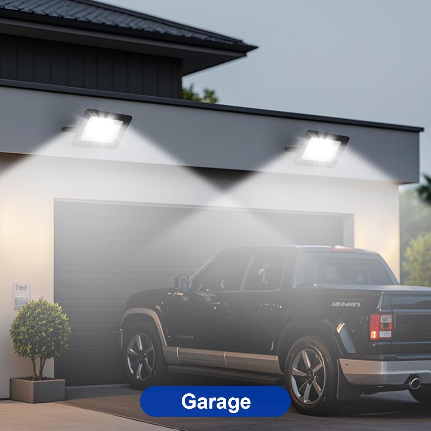 Faretto LED da Esterno IP65 – CCT Switch 3000K/4000K/6500K, 10W–50W, Faro LED Impermeabile per Giardino, Cortile, Garage- Serie AC