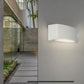 Applique lampada da muro parete in alluminio e vetro per esterno casa locali terrazza IP65 con attacco per lampadine E27 [lampadina esclusa] ES29