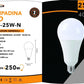 Lampadine LED E27 A95 25W 6 Pezzi, 2500LM, Naturale 4000K, Grande Formato A95, Alto Risparmio Energetico, Accensione Istantanea, Serie A95-25W