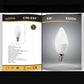 6 Pezzi - Lampadina LED E14 Candela 6W, 540 Lumen, 230V, Luce a Candela per Lampadari, Risparmio Energetico C36-03