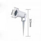Faretto da Giardino con Picchetto GU10 IP65 60W, Lampada da Terra per Esterni in Alluminio, Orientabile, per Giardino, Vialetto, Terrazza – Nero/Grigio/Bianco ES12