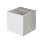 TEKHONE Applique da Parete in Gesso Verniciabile Design Moderno Luce Up & Down per Interni con Attacco G9 – Bianco – GS-E15