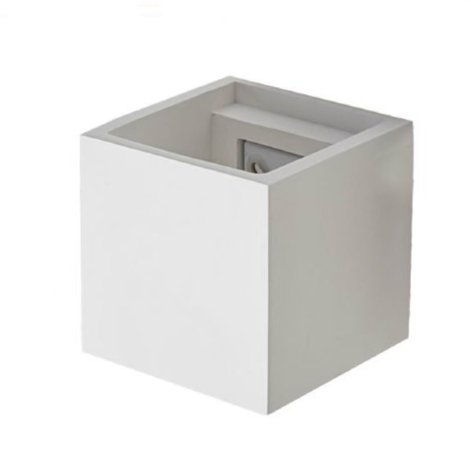 TEKHONE Applique da Parete in Gesso Verniciabile Design Moderno Luce Up & Down per Interni con Attacco G9 – Bianco – GS-E15