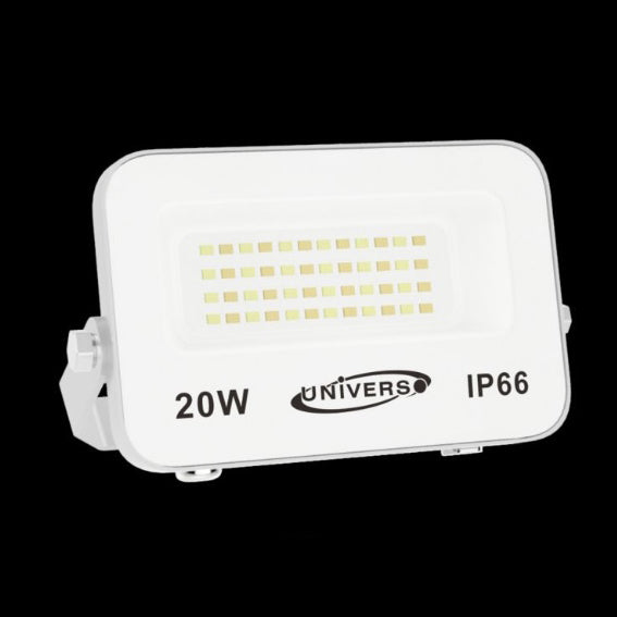 Faro LED Esterno CCT IP66 – 10W/20W/30W/50W/100W/200W – Selettore 3000K-4000K-6500K – Faretto LED da Esterno in Alluminio, Bianco o Grigio FT01