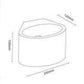 TEKHONE Applique da Parete in Gesso Bianco, Design Moderno Up & Down, Attacco G9, Verniciabile, per Soggiorno Camera Corridoio – GS-E65