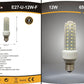 Lampadine LED E27 12W, Confezione da 10 Pezzi, 1200LM, 3000K/4000K/6500K, Luce Calda, Naturale e Fredda, Lampadina LED a U, CRI>80, Illuminazione 360°, Risparmio Energetico, Modello E27-U-12W