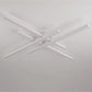 TEKHOME Plafoniera LED Soffitto, 45 watt, 60x60x11 cm, 3 Temperature Colore (3000K, 4000K, 6500K), Alluminio, Installazione Facile, Resistente, Moderna, Camera da Letto PN-21