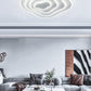 TEKHOME Plafoniera a led da interno moderna a soffitto forma tonda lampadario adatta per camera da letto salone soggiorno salotto cucina locali commerciali 59W PN-28