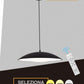 TEKHOME Lampadario a led a sospensione 46 watt 3 colorazione di luce dimmerabile con telecomando lampada da cucina soggiorno B81