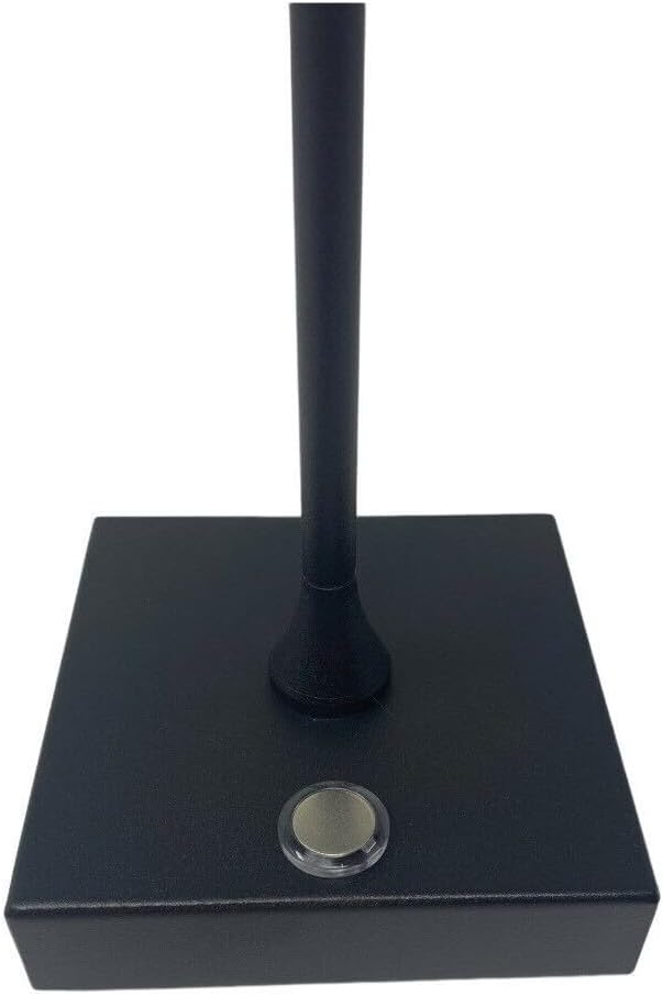 Lampada da Tavolo Ricaricabile LED  – Senza Fili, 3 Temperature di Colore, Dimmerabile Touch, USB, Moderna per Ristorante, Camera, Comodino D27-3C