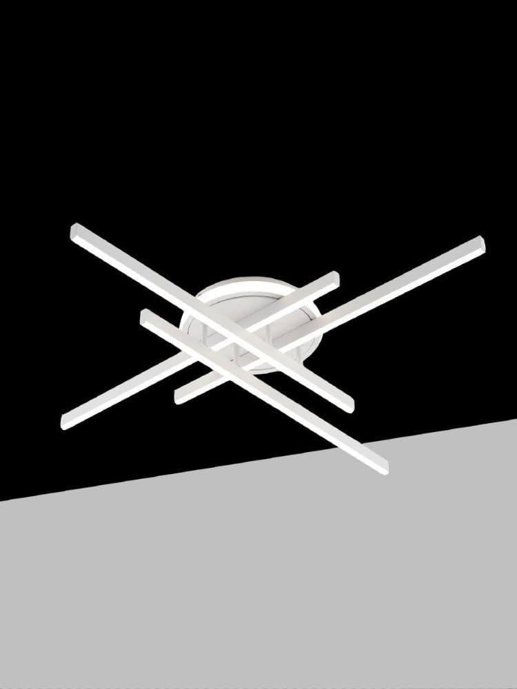 TEKHOME Plafoniera LED Soffitto, 45 watt, 60x60x11 cm, 3 Temperature Colore (3000K, 4000K, 6500K), Alluminio, Installazione Facile, Resistente, Moderna, Camera da Letto PN-21