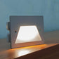 Segnapasso da Incasso LED 3W IP65 CCT-Switch – Lampada da Parete per Scale e Corridoi, Luce Selezionabile 3000K-6500K, Alluminio e Vetro, Impermeabile da Esterno e Interno ES49