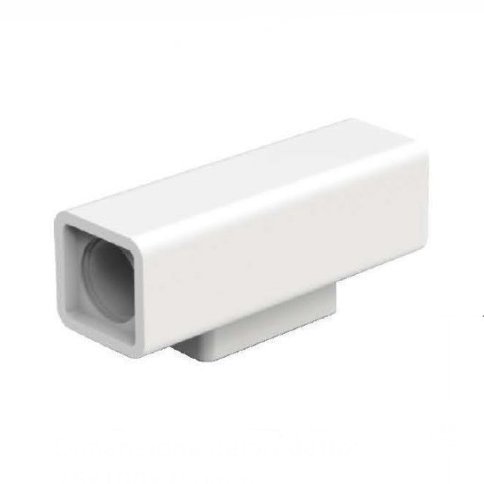 TEKHONE Applique da Parete in Gesso Verniciabile, Lampada da Muro Biemissione con 2x GU10, Design Moderno per Interni, Bianco – GS-E51